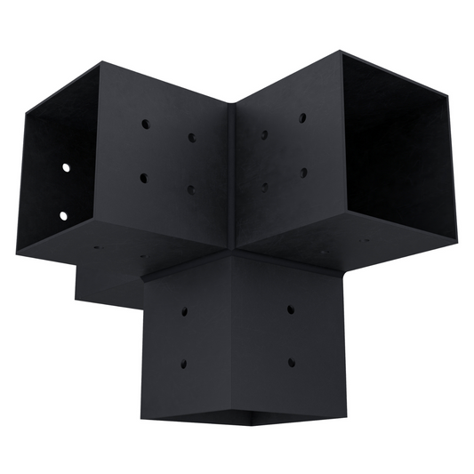 Pergola 4-Arm Post Bracket (for 4x4 Wood Posts)